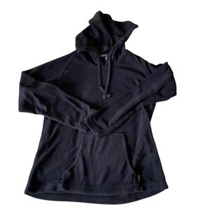 DANSKIN Black Fleece Long Sleeve Casual Hoodie Medium EUC